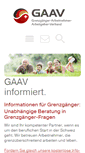 Mobile Screenshot of gaav.de