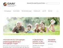 Tablet Screenshot of gaav.de